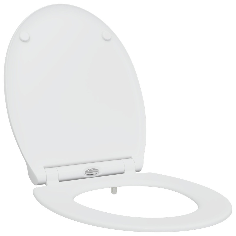 Produktbild för Toalettstol Vit 45,5 x 37,5 x 3,8 cm Duroplast