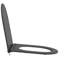 Produktbild för Toalettstol Antracit 47 x 36 x 3,4 cm Duroplast