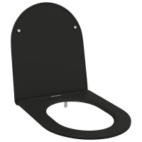 Produktbild för Toalettstol Svart 47 x 36 x 3,4 cm Duroplast