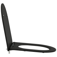 Produktbild för Toalettstol Svart 47 x 36 x 3,4 cm Duroplast