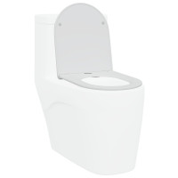 Produktbild för Toalettstol Vit 47 x 36 x 3,4 cm Duroplast