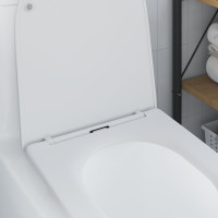 Produktbild för Toalettstol Vit 47 x 36 x 3,4 cm Duroplast