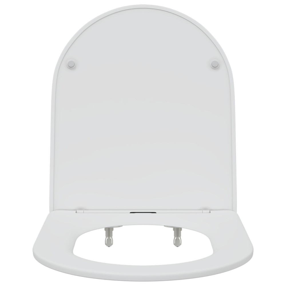 Produktbild för Toalettstol Vit 47 x 36 x 3,4 cm Duroplast