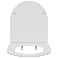 Produktbild för Toalettstol Vit 47 x 36 x 3,4 cm Duroplast
