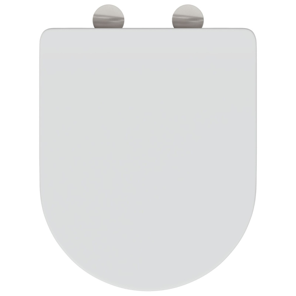 Produktbild för Toalettstol Vit 47 x 36 x 3,4 cm Duroplast