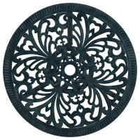 Produktbild för Trädgårds Bistro Set 3 pcs Grön Aluminium
