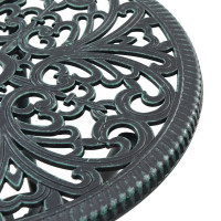 Produktbild för Trädgårds Bistro Set 3 pcs Grön Aluminium