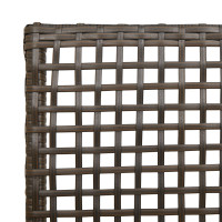 Produktbild för Trädgård Stol med kudde 2 pcs Brun 55 x 53 x 85 cm konstrotting