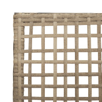 Produktbild för Trädgård Stol 2 pcs Beige 55 x 53 x 85 cm konstrotting