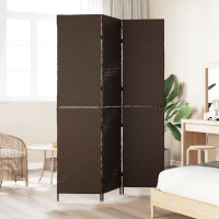 Produktbild för Rumsavskiljare Brun 146 x 180 cm konstrotting