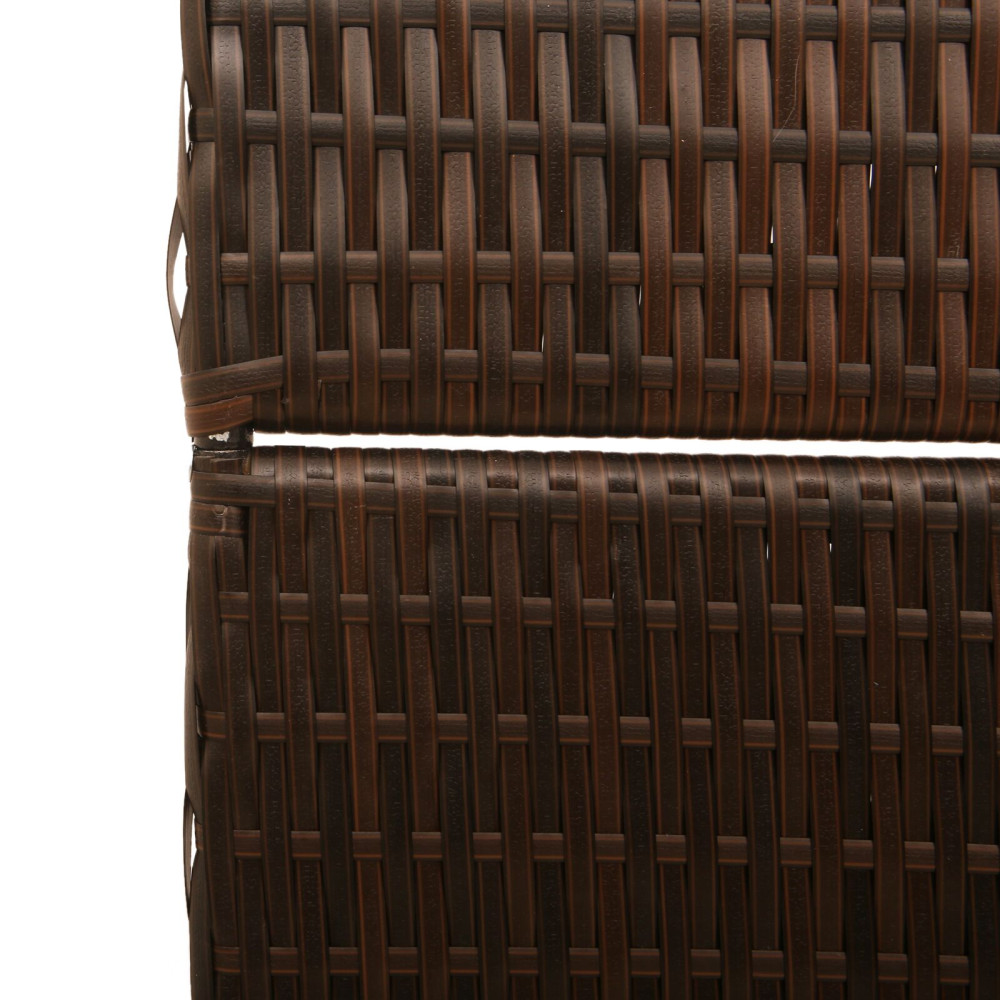 Produktbild för Rumsavskiljare Brun 146 x 180 cm konstrotting