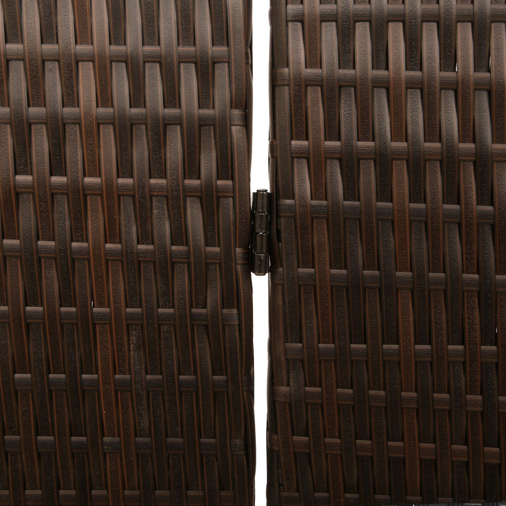 Produktbild för Rumsavskiljare Brun 146 x 180 cm konstrotting