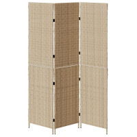 Produktbild för Rumsavskiljare Beige 147 x 180 cm konstrotting