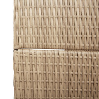 Produktbild för Rumsavskiljare Beige 147 x 180 cm konstrotting