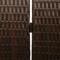 Produktbild för Rumsavskiljare Brun 195 x 180 cm konstrotting