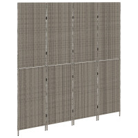 Produktbild för Rumsavskiljare Grå 195 x 180 cm konstrotting