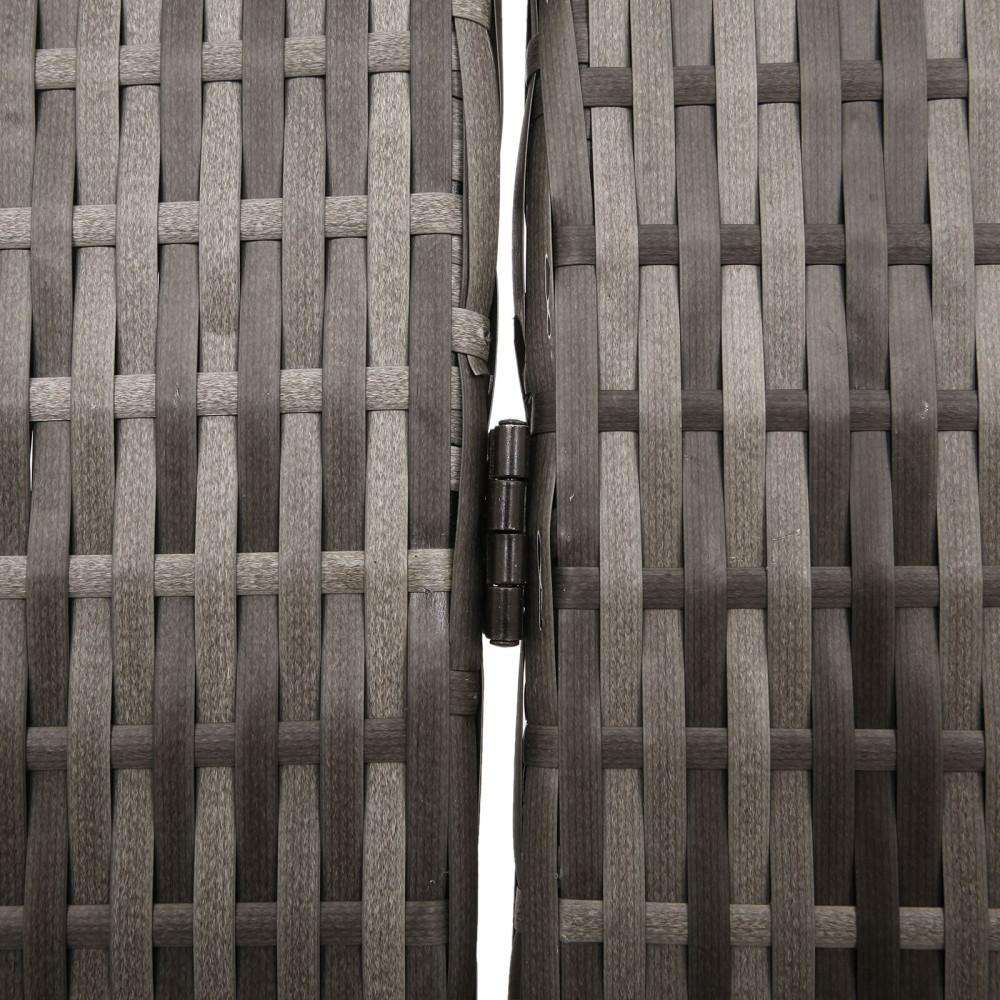 Produktbild för Rumsavskiljare Grå 195 x 180 cm konstrotting