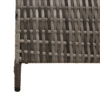 Produktbild för Rumsavskiljare Grå 195 x 180 cm konstrotting