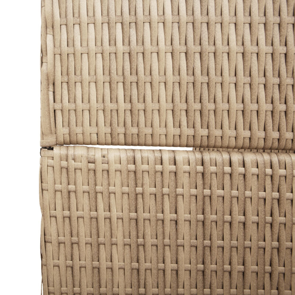 Produktbild för Rumsavskiljare Beige 242 x 180 cm konstrotting
