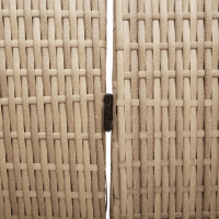 Produktbild för Rumsavskiljare Beige 242 x 180 cm konstrotting