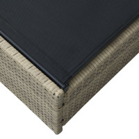 Produktbild för Solstol Reclining Beige 200.5 x 70 x 75 cm konstrotting