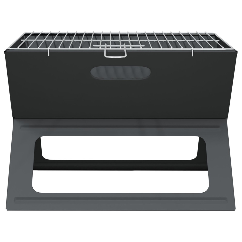 Produktbild för Utomhusgrill Svart 46 x 31 x 31 cm Stål