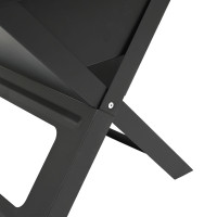 Produktbild för Utomhusgrill Svart 46 x 31 x 31 cm Stål