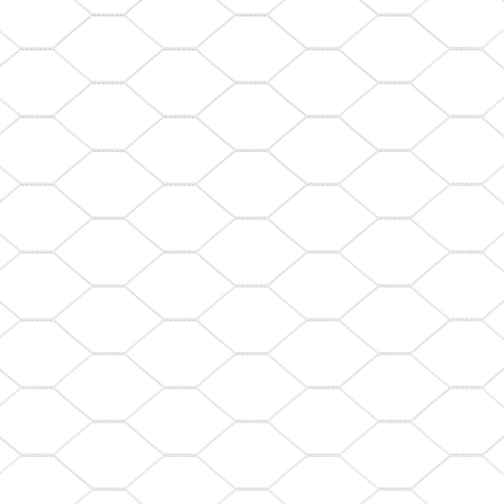 Produktbild för Hexagonstängsel Silver 1,6 x 100 m Galvaniserat stål