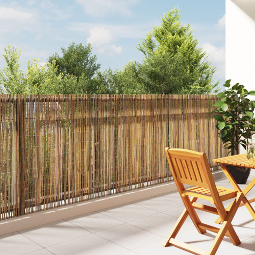 vidaXL Bambustängsel Naturfärg 400 x 125 cm Bambu
