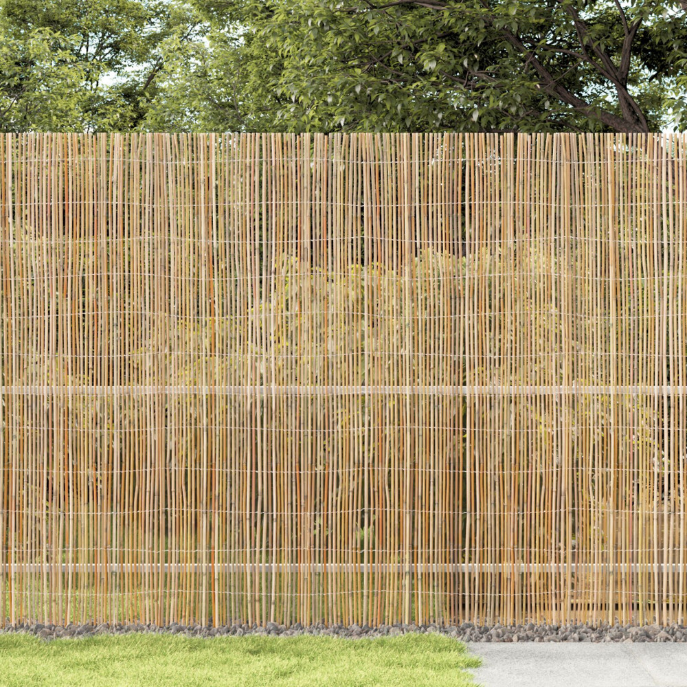 Produktbild för Bambustängsel Naturfärg 400 x 150 cm Bambu