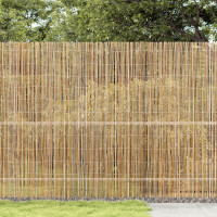 Produktbild för Bambustängsel Naturfärg 400 x 150 cm Bambu