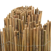 Produktbild för Bambustängsel Naturfärg 400 x 150 cm Bambu