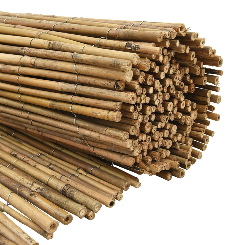 Produktbild för Bambustängsel Naturfärg 400 x 150 cm Bambu