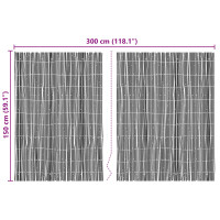 Produktbild för Bambustängsel Naturfärg 400 x 150 cm Bambu