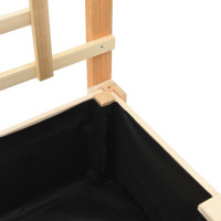 Produktbild för Trädgårdsplanterare Beige 71 x 38 x 152 cm Massivt Furu