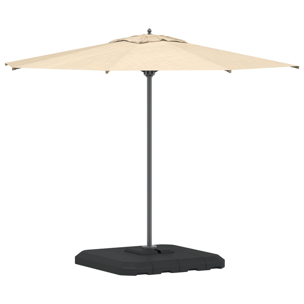 Produktbild för Fristående parasollfot Svart 98 x 98 x 98 cm
