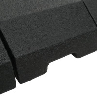 Produktbild för Fristående parasollfot Svart 98 x 98 x 98 cm