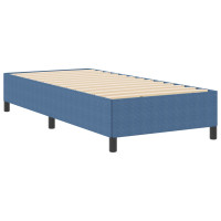 Produktbild för Bäddfjäder Blå 80 x 200 cm Kordread tyg
