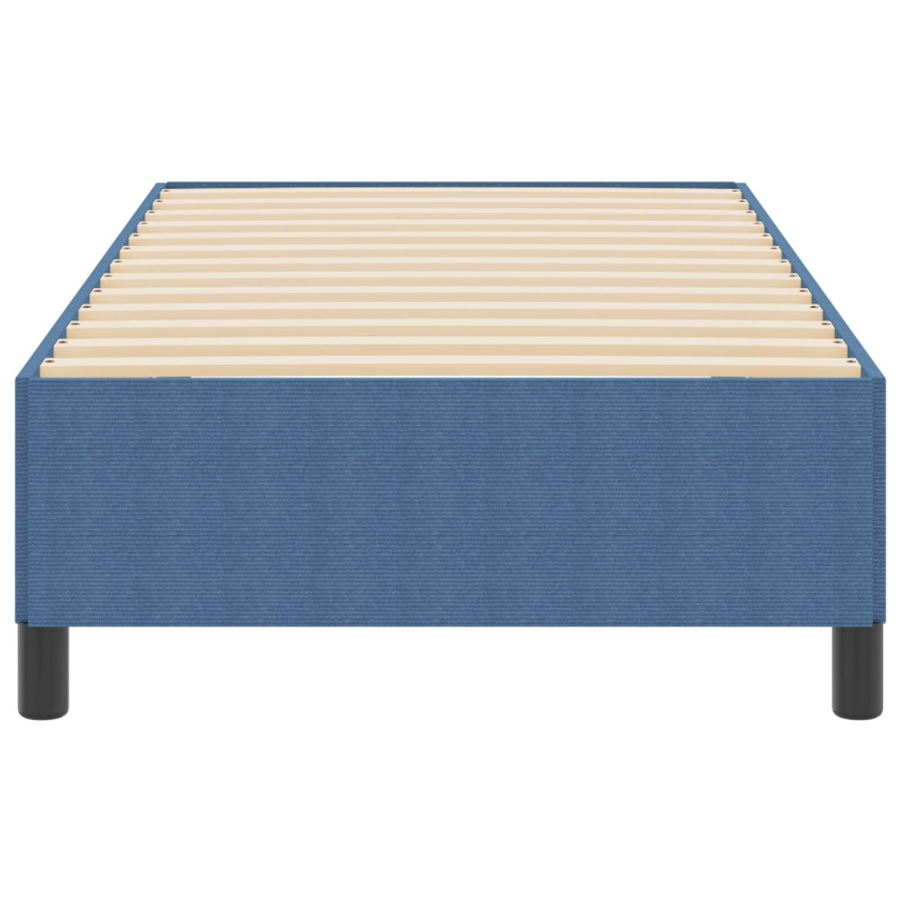 Produktbild för Bäddfjäder Blå 80 x 200 cm Kordread tyg
