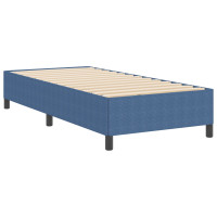 Produktbild för Bäddfjäder Blå 100 x 200 cm Kordread tyg