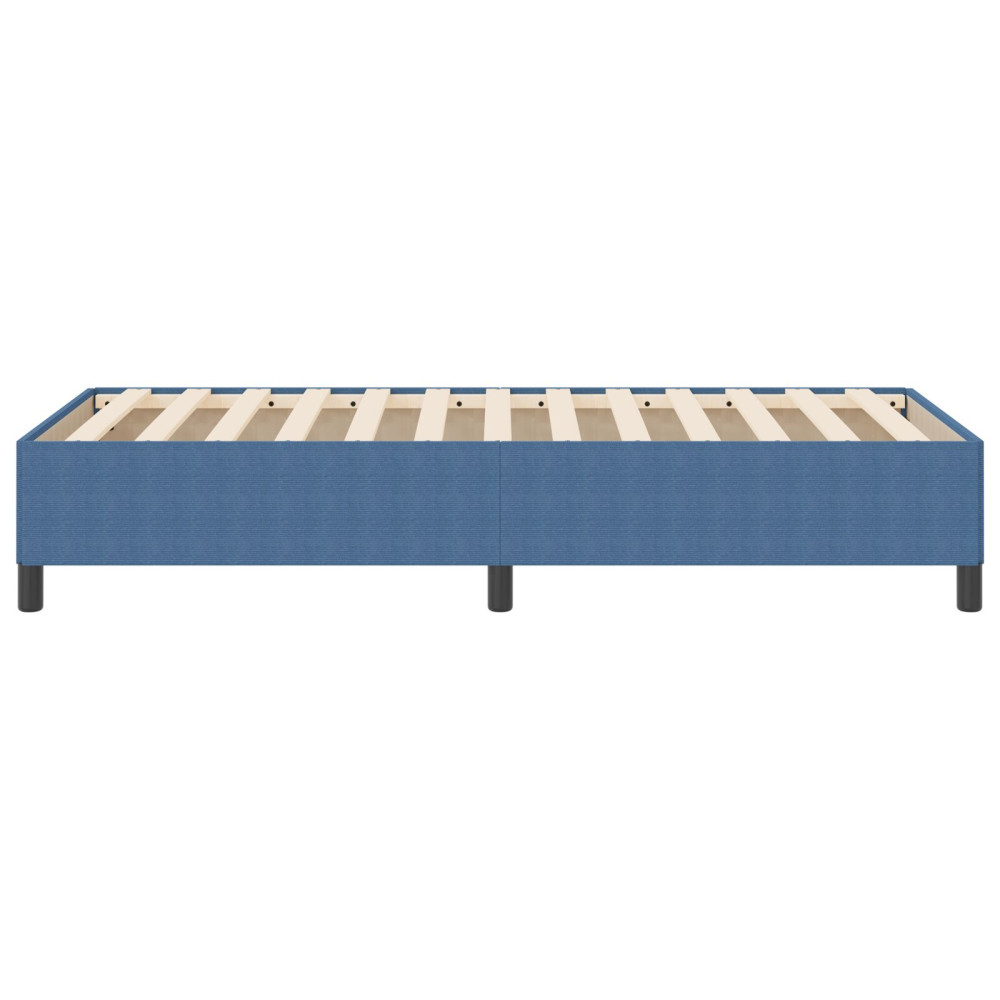 Produktbild för Bäddfjäder Blå 100 x 200 cm Kordread tyg