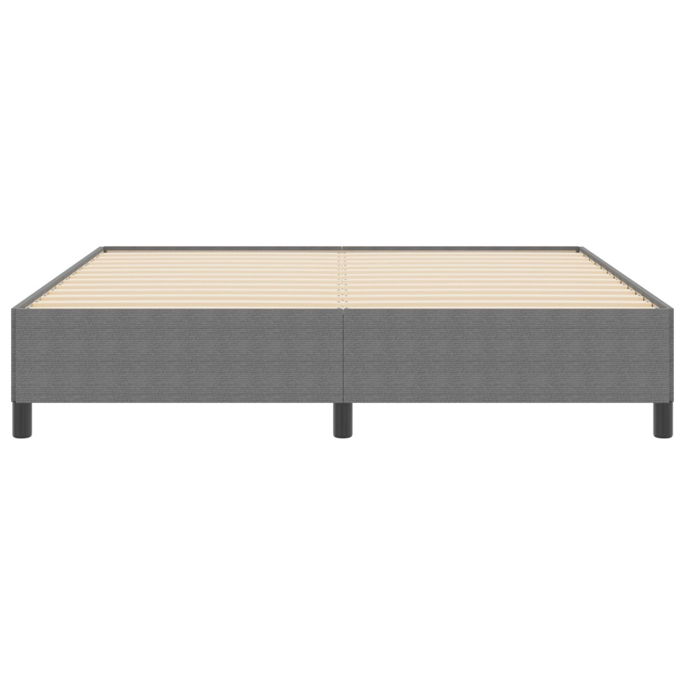 Produktbild för Bäddfjäder Ljusgrå 180 x 200 cm Kordread tyg