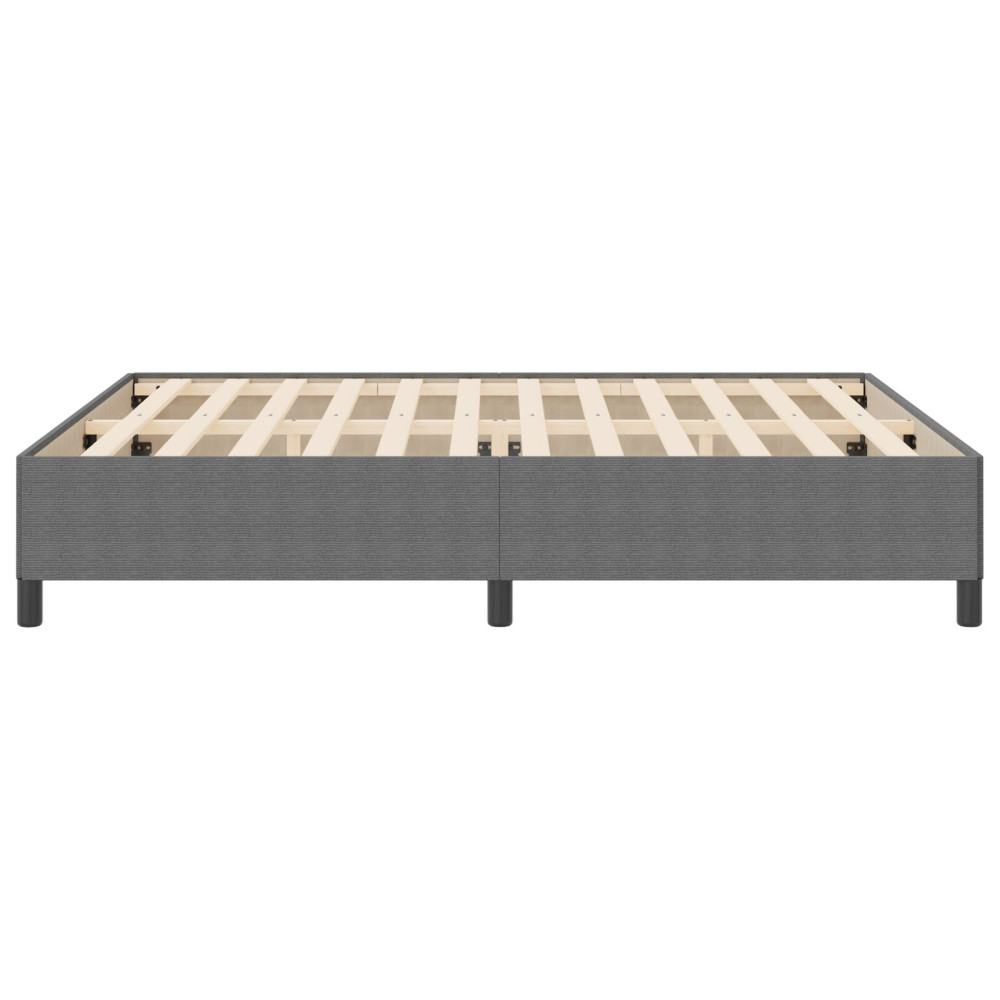 Produktbild för Bäddfjäder Ljusgrå 180 x 200 cm Kordread tyg
