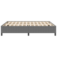 Produktbild för Bäddfjäder Ljusgrå 180 x 200 cm Kordread tyg