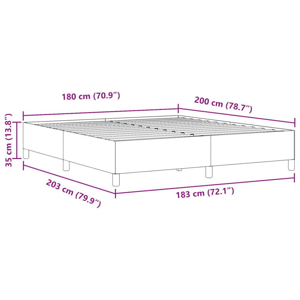 Produktbild för Bäddfjäder Ljusgrå 180 x 200 cm Kordread tyg