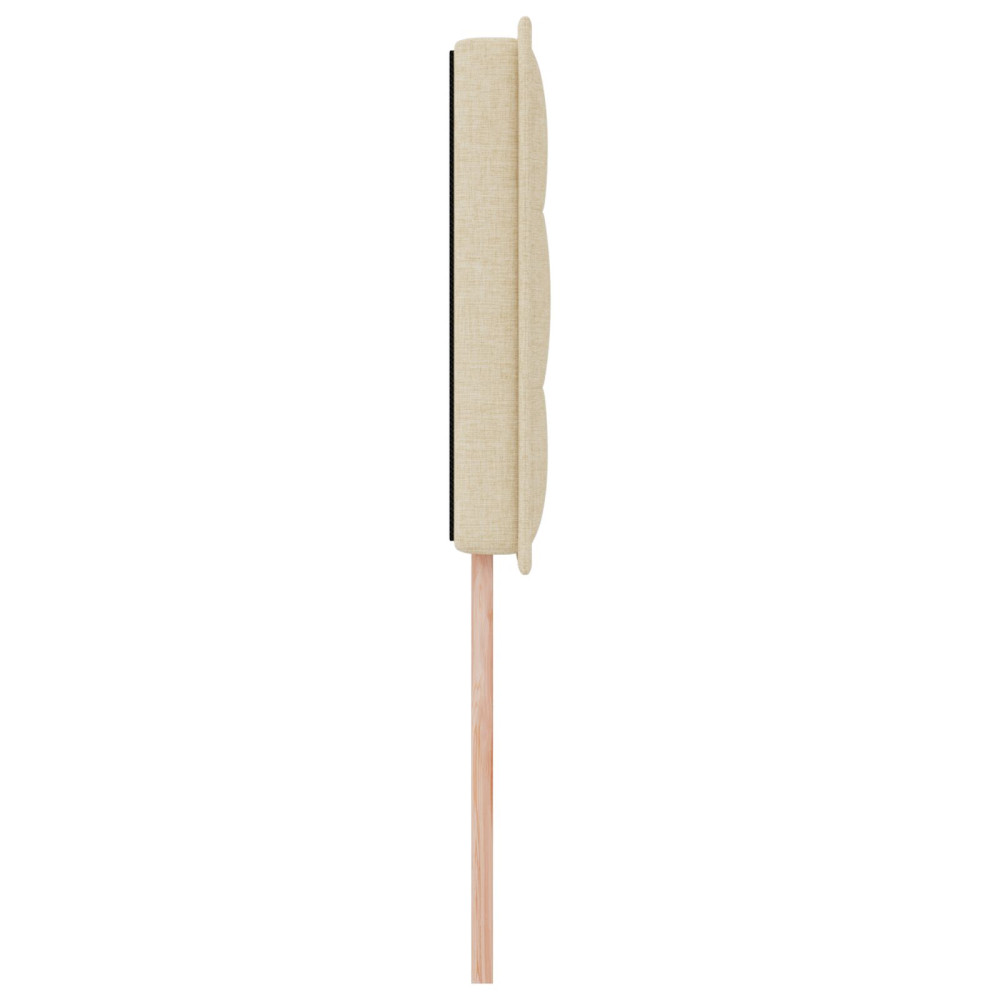 Produktbild för Huvudgavel Kräm 100 cm tyg