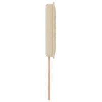 Produktbild för Huvudgavel Kräm 100 cm tyg