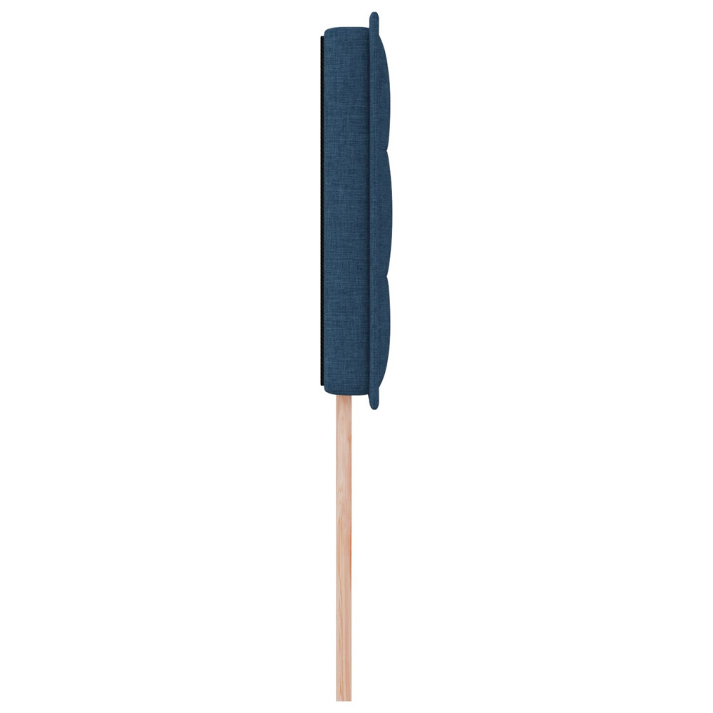 Produktbild för Huvudgavel Blå 100 cm tyg