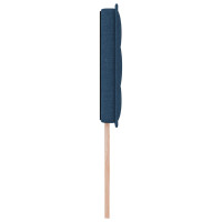 Produktbild för Huvudgavel Blå 100 cm tyg