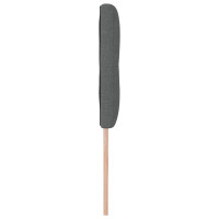Produktbild för Höjdjusterbar Sänggavel med huvudgavel Mörkgrå 144 cm tyg